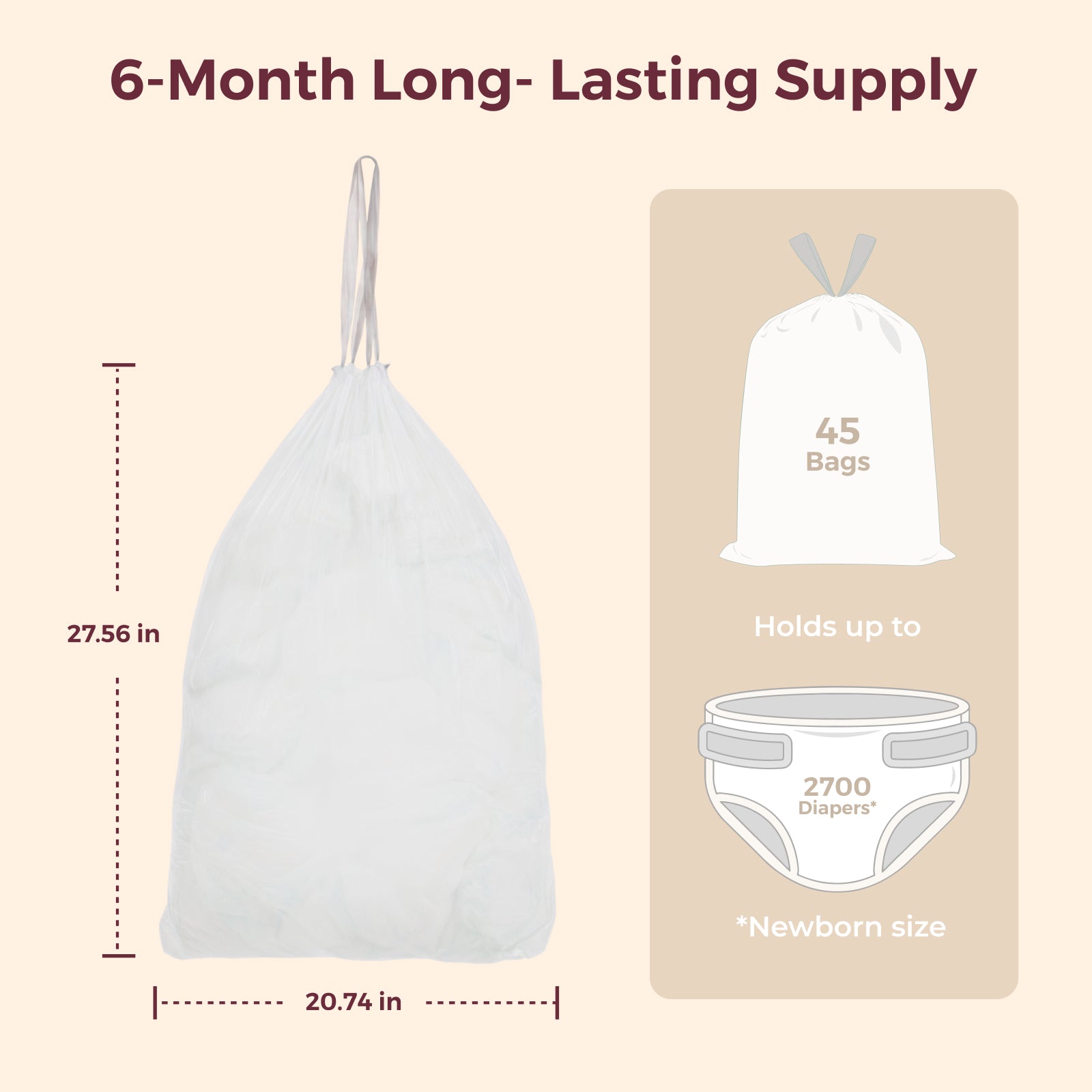 Momcozy Triple-Seal Nappy Bin