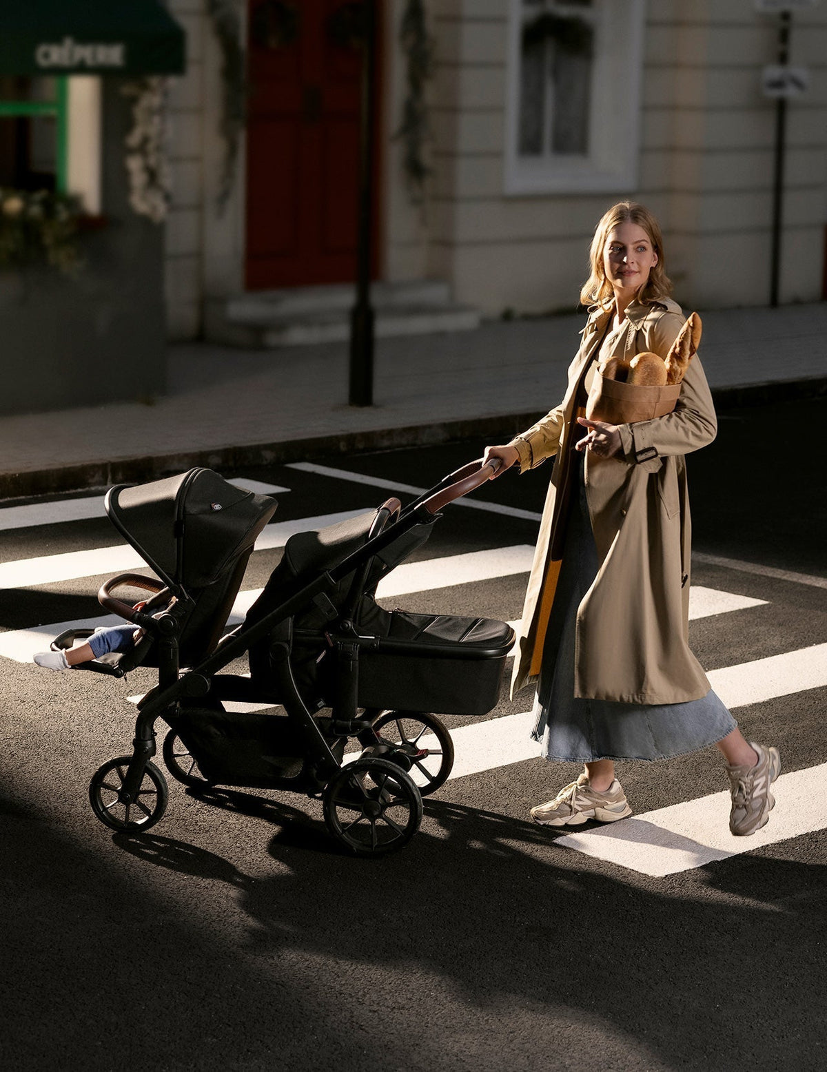 On-the-Go Bundle：ChangeGo Stroller and Car Seat Adapter and Wagon Backrest